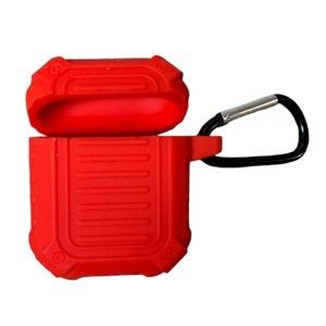 Airpod Case Earphone Protective Silicone Cover Skin For Apple Airpod Red